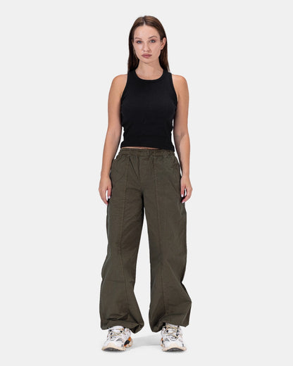 Parachute Pants In Olive