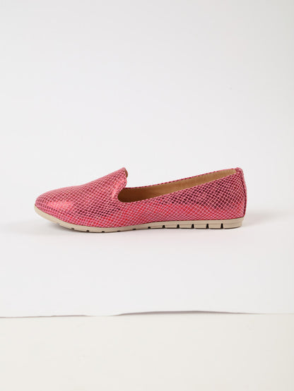 Ballerina Flat Comfortable Snake Metalic Dots