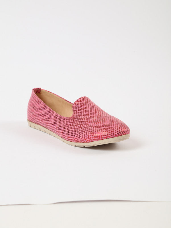 Ballerina Flat Comfortable Snake Metalic Dots