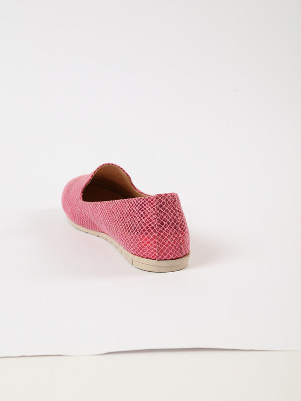 Ballerina Flat Comfortable Snake Metalic Dots