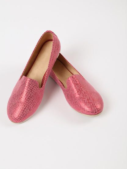 Ballerina Flat Comfortable Snake Metalic Dots