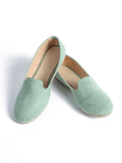 Ballerina Flat Comfortable Sedue Round Crep Flatt