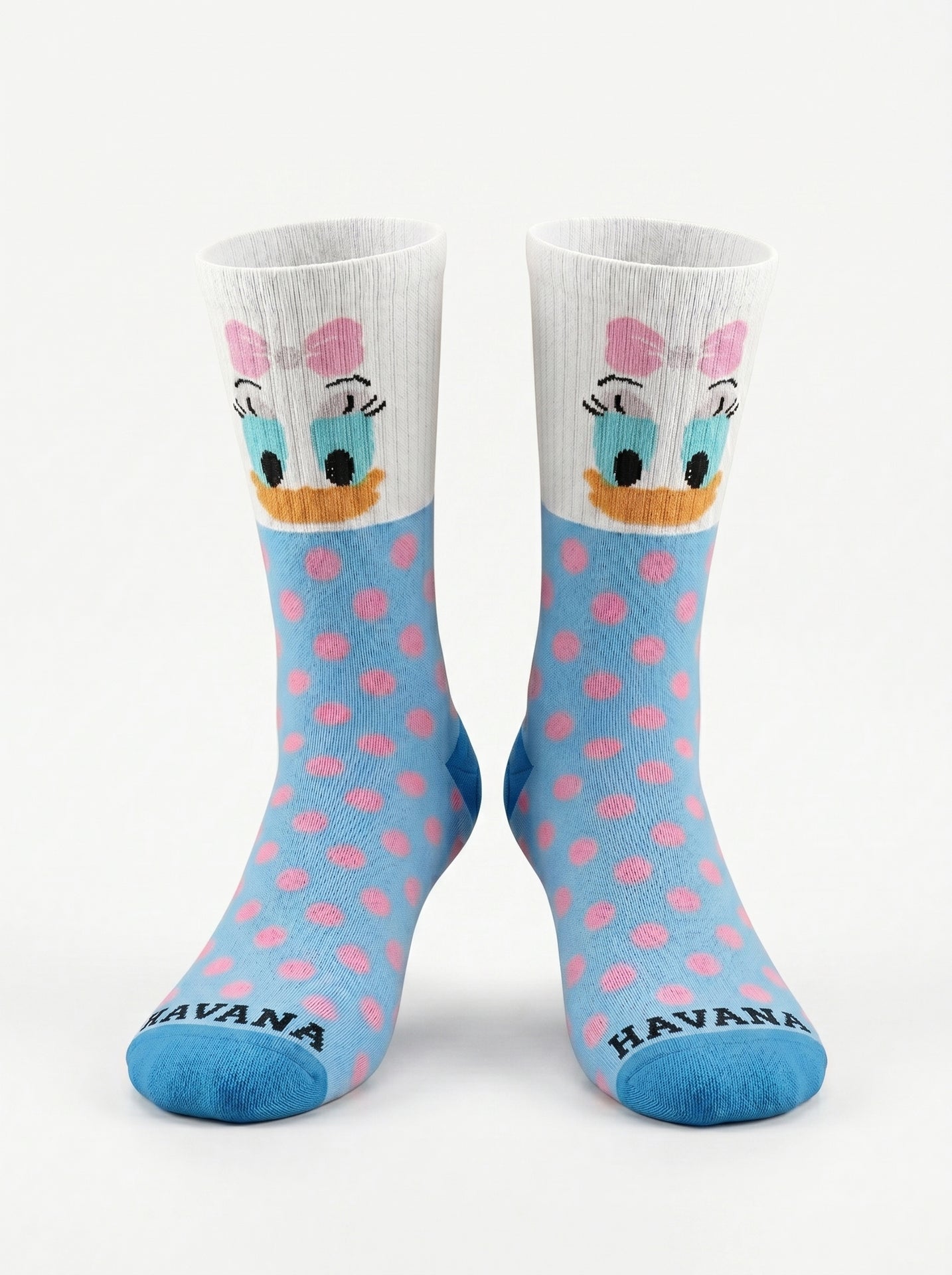 Pink Bowtie Duck Socks