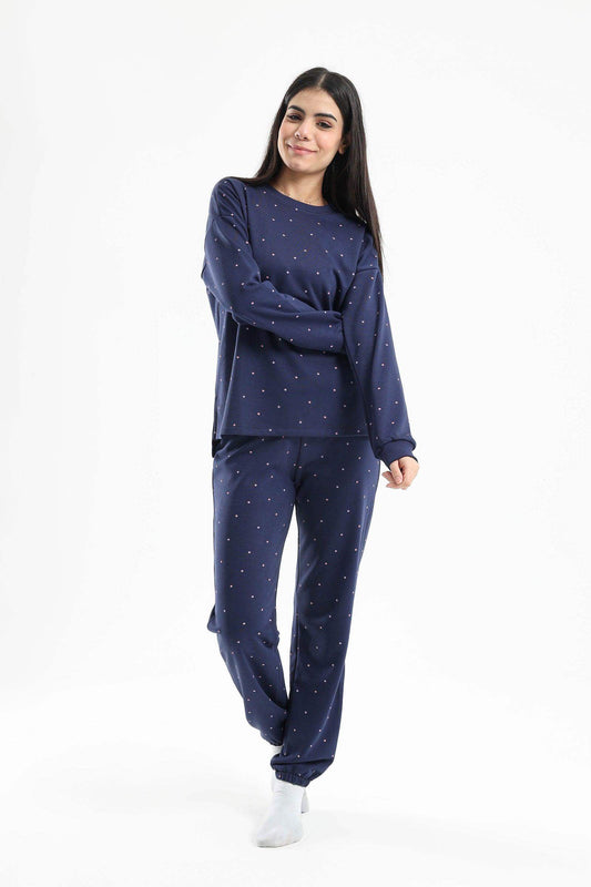 All Over Printed Stars Pyjama Set - Carina - ÙƒØ§Ø±ÙŠÙ†Ø§