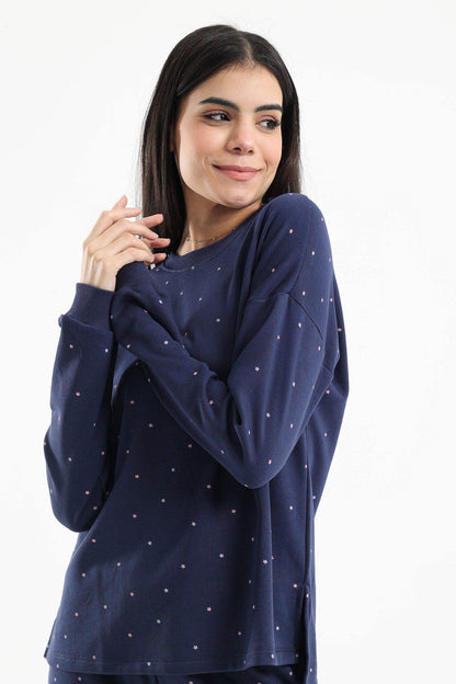 All Over Printed Stars Pyjama Set - Carina - ÙƒØ§Ø±ÙŠÙ†Ø§