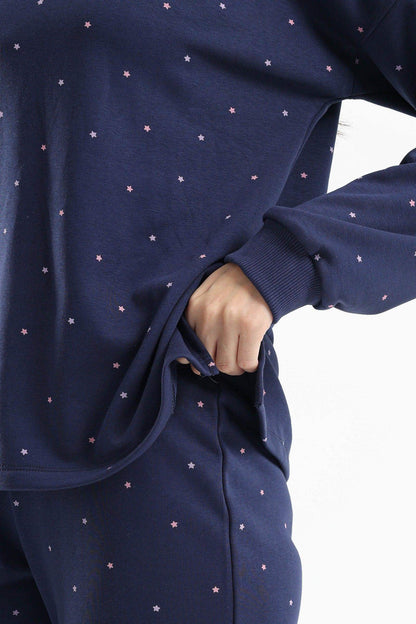 All Over Printed Stars Pyjama Set - Carina - ÙƒØ§Ø±ÙŠÙ†Ø§