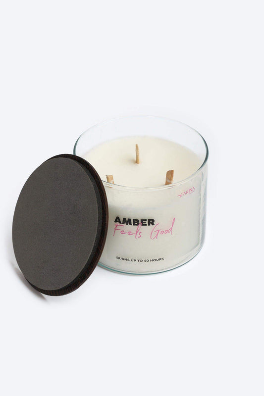 Amber Candle - 400MI - Carina - ÙƒØ§Ø±ÙŠÙ†Ø§