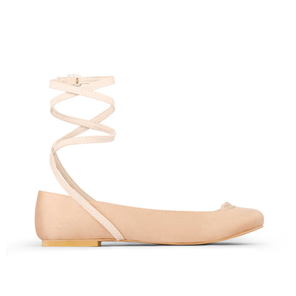 AMORIO Nude Flats