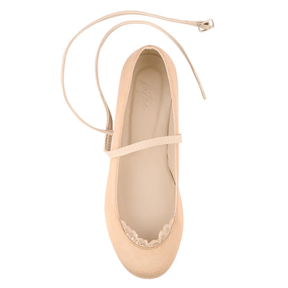 AMORIO Nude Flats