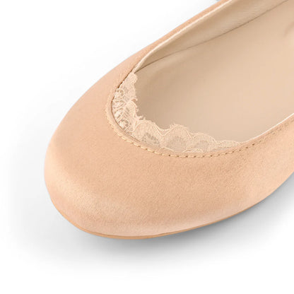 AMORIO Nude Flats