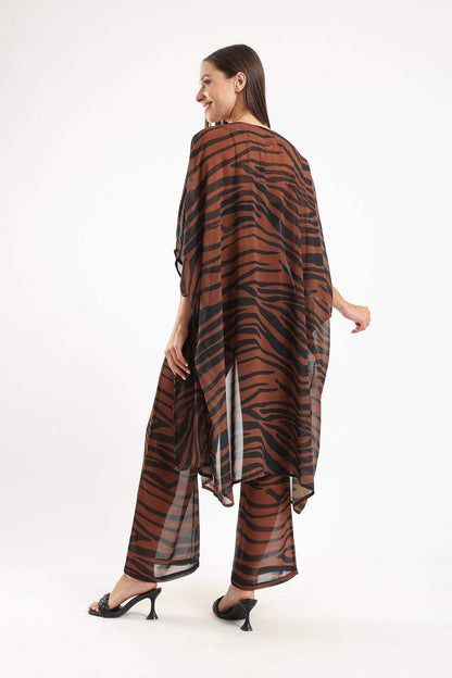 Animal Print Beach Kimono - Carina - ÙƒØ§Ø±ÙŠÙ†Ø§