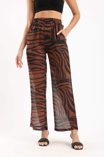 Animal Print Beach Pants - Carina - ÙƒØ§Ø±ÙŠÙ†Ø§