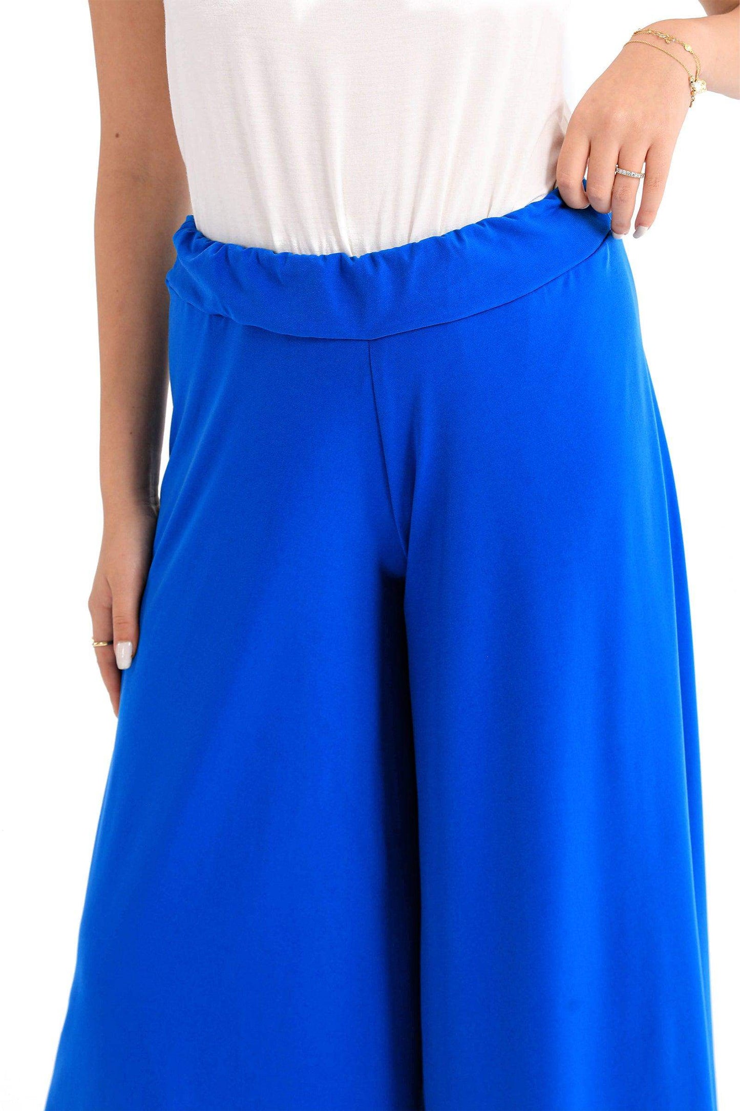 Ankle Length Wide Leg Pants - Carina - ÙƒØ§Ø±ÙŠÙ†Ø§