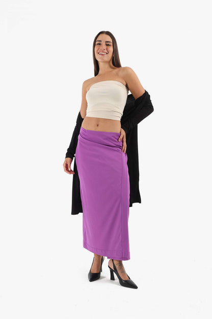 Ankle Length Wrap Skirt - Carina - ÙƒØ§Ø±ÙŠÙ†Ø§