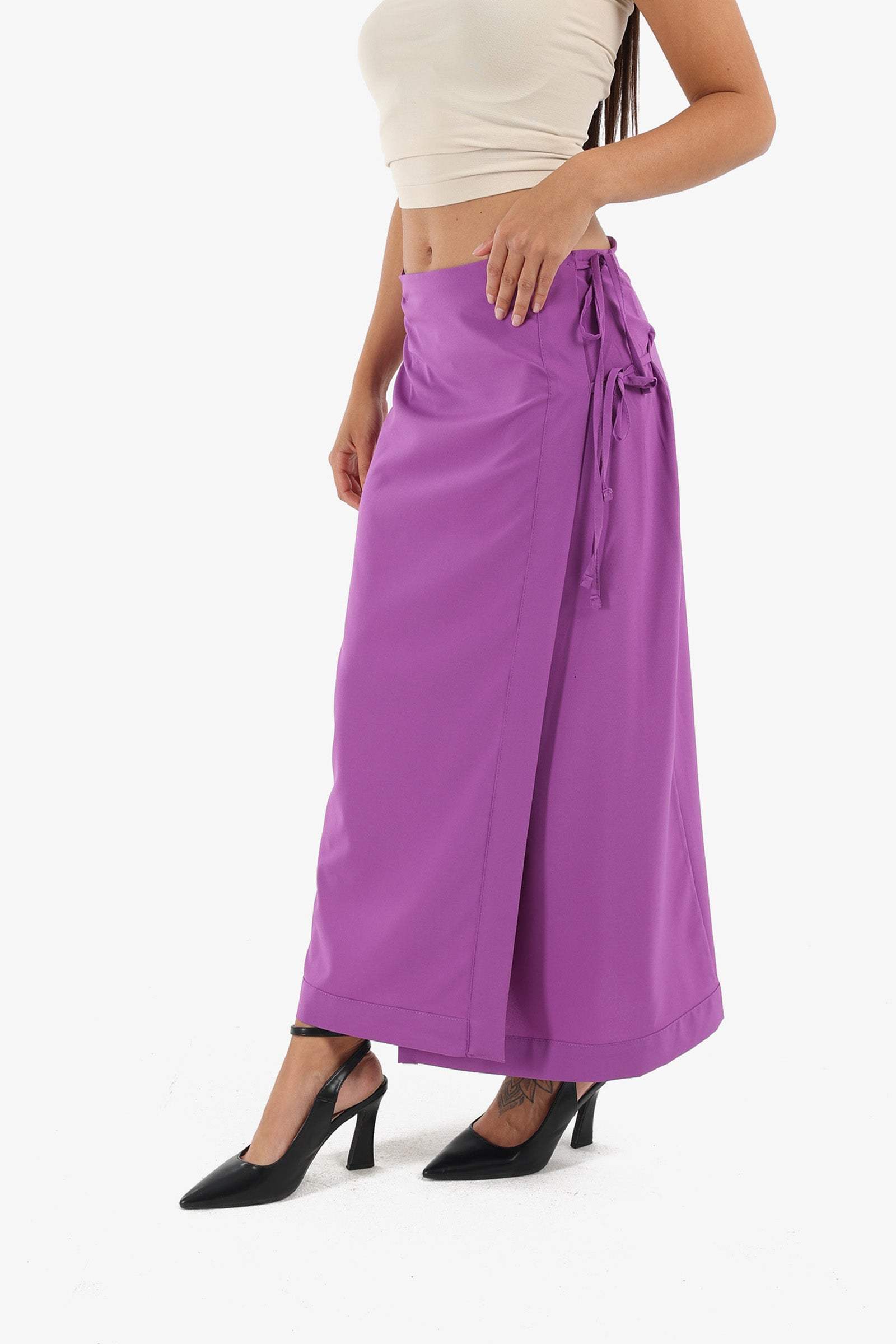 Ankle Length Wrap Skirt - Carina - ÙƒØ§Ø±ÙŠÙ†Ø§