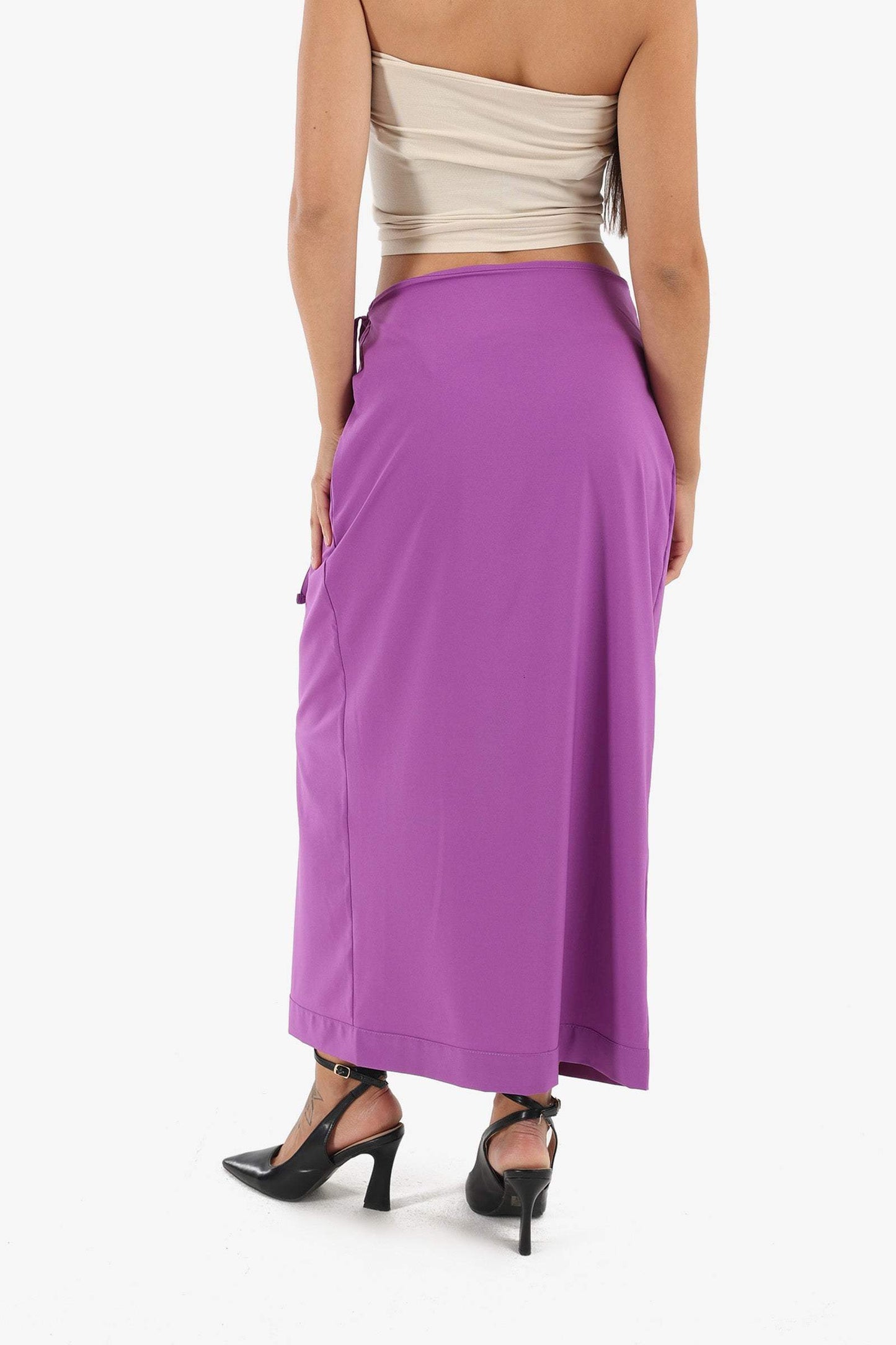 Ankle Length Wrap Skirt - Carina - ÙƒØ§Ø±ÙŠÙ†Ø§