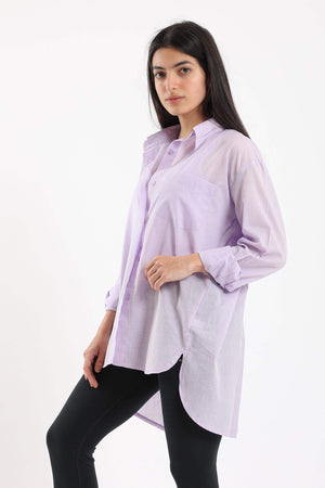 Asymmetrical Comfy Shirt - Carina - ÙƒØ§Ø±ÙŠÙ†Ø§