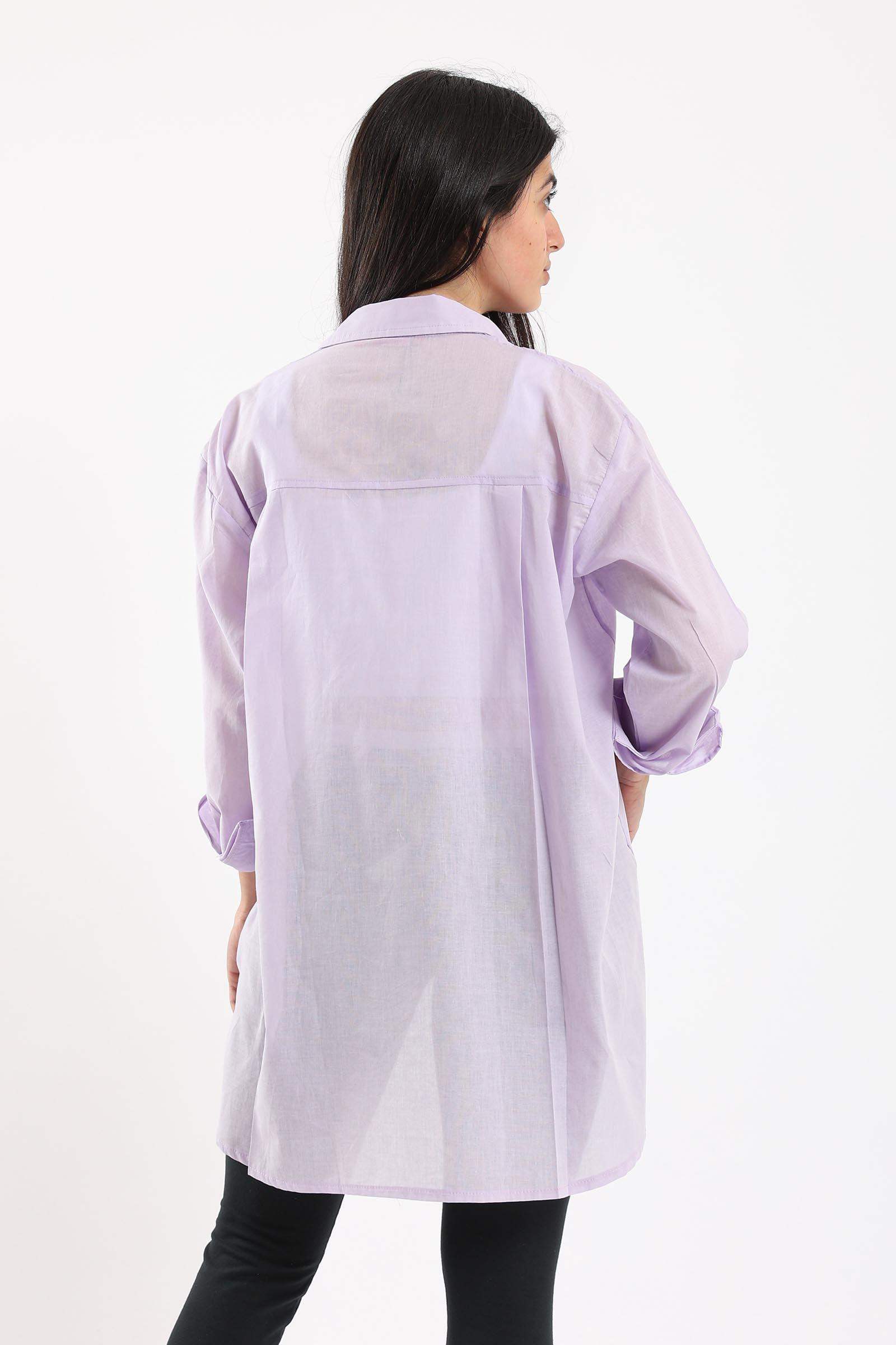 Asymmetrical Comfy Shirt - Carina - ÙƒØ§Ø±ÙŠÙ†Ø§