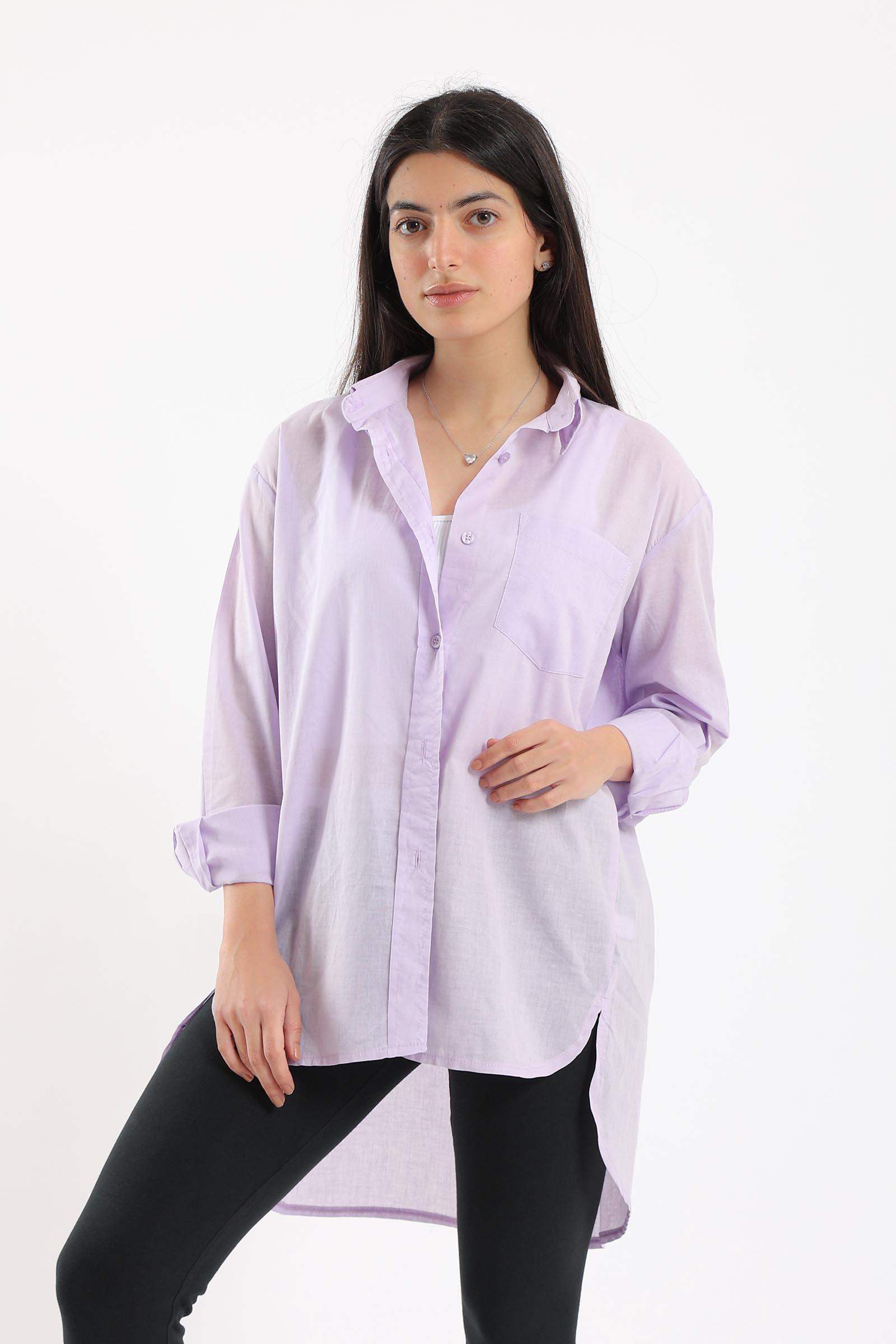 Asymmetrical Comfy Shirt - Carina - ÙƒØ§Ø±ÙŠÙ†Ø§