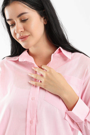 Asymmetrical Comfy Shirt - Carina - ÙƒØ§Ø±ÙŠÙ†Ø§