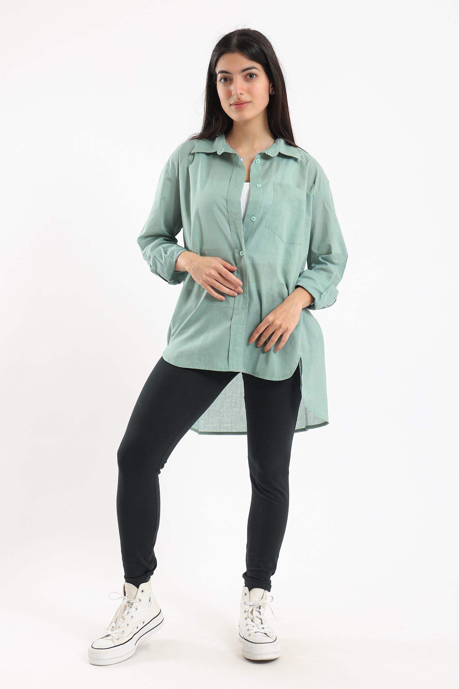 Asymmetrical Comfy Shirt - Carina - ÙƒØ§Ø±ÙŠÙ†Ø§