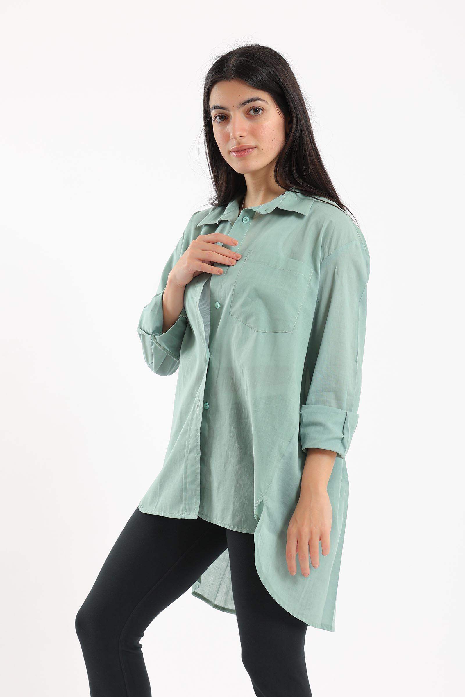 Asymmetrical Comfy Shirt - Carina - ÙƒØ§Ø±ÙŠÙ†Ø§