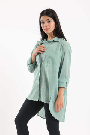 Asymmetrical Comfy Shirt - Carina - ÙƒØ§Ø±ÙŠÙ†Ø§