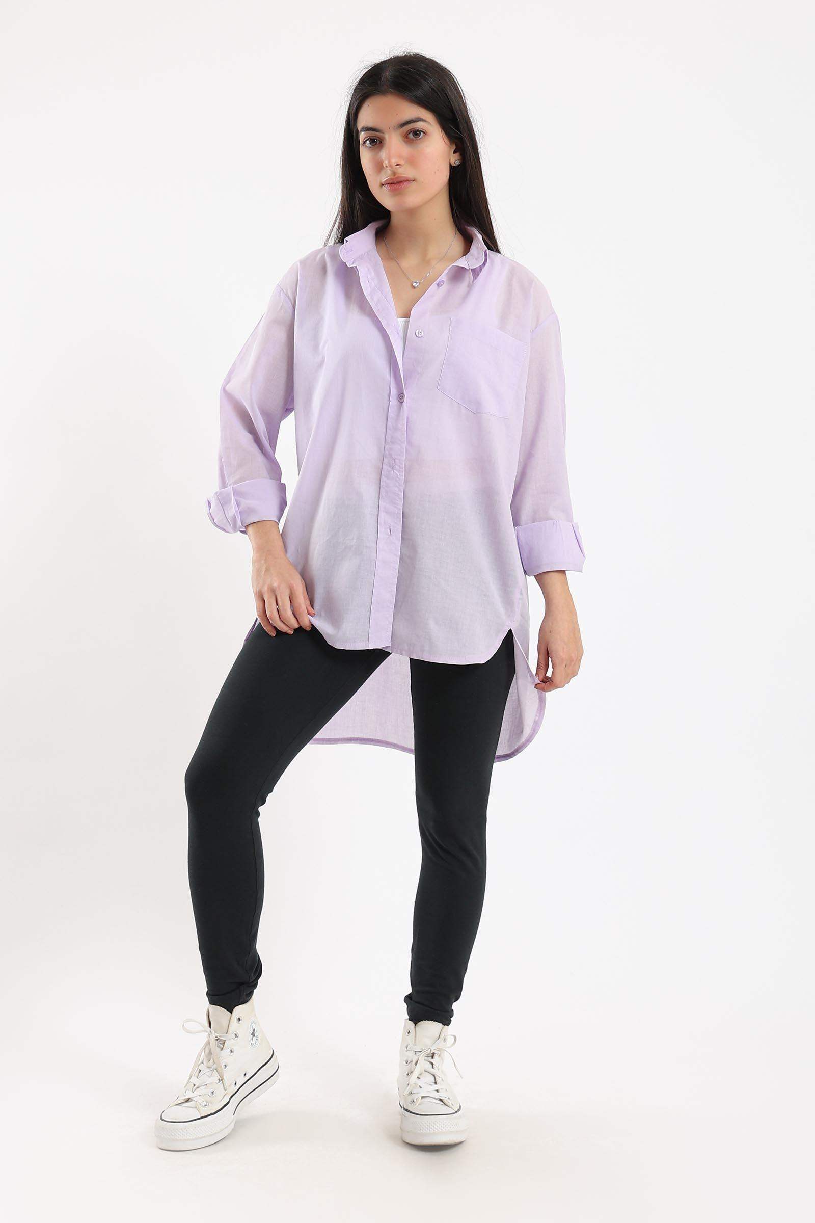 Asymmetrical Comfy Shirt - Carina - ÙƒØ§Ø±ÙŠÙ†Ø§