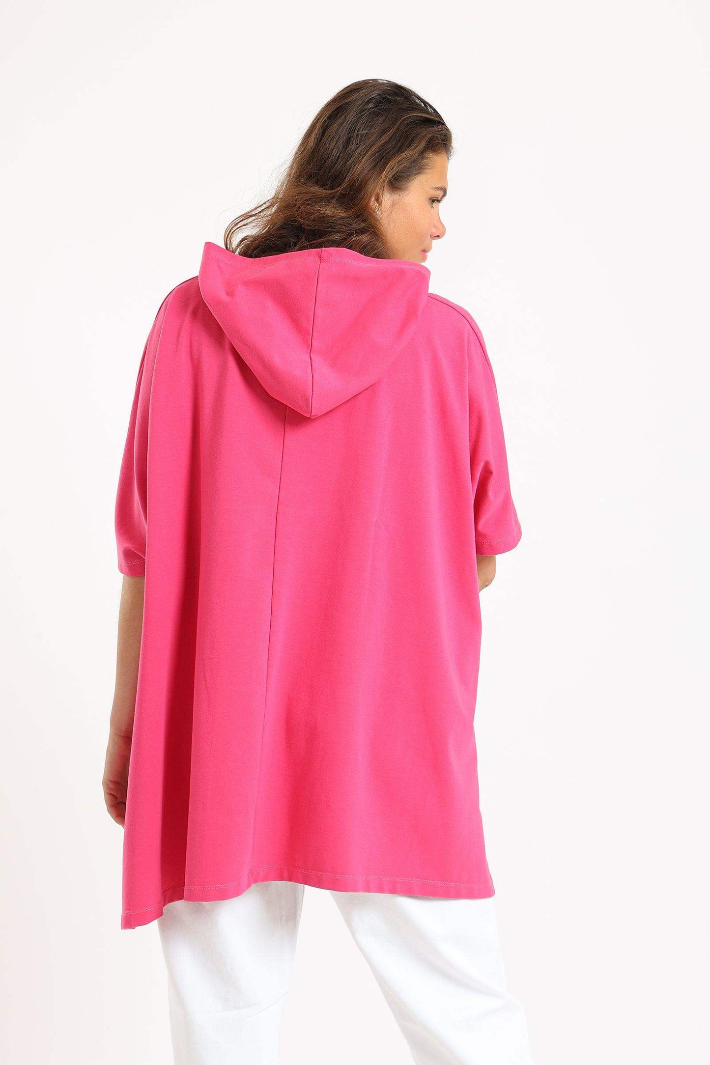 Asymmetrical Hooded Poncho - Carina - ÙƒØ§Ø±ÙŠÙ†Ø§