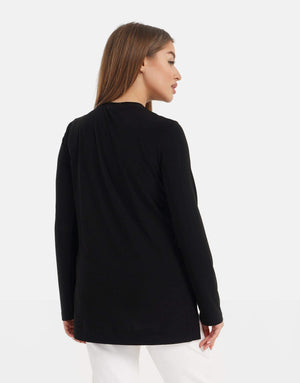Asymmetrical Long Sleeve T-Shirt - Carina - ÙƒØ§Ø±ÙŠÙ†Ø§