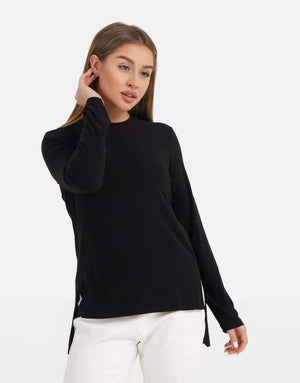 Asymmetrical Long Sleeve T-Shirt - Carina - ÙƒØ§Ø±ÙŠÙ†Ø§