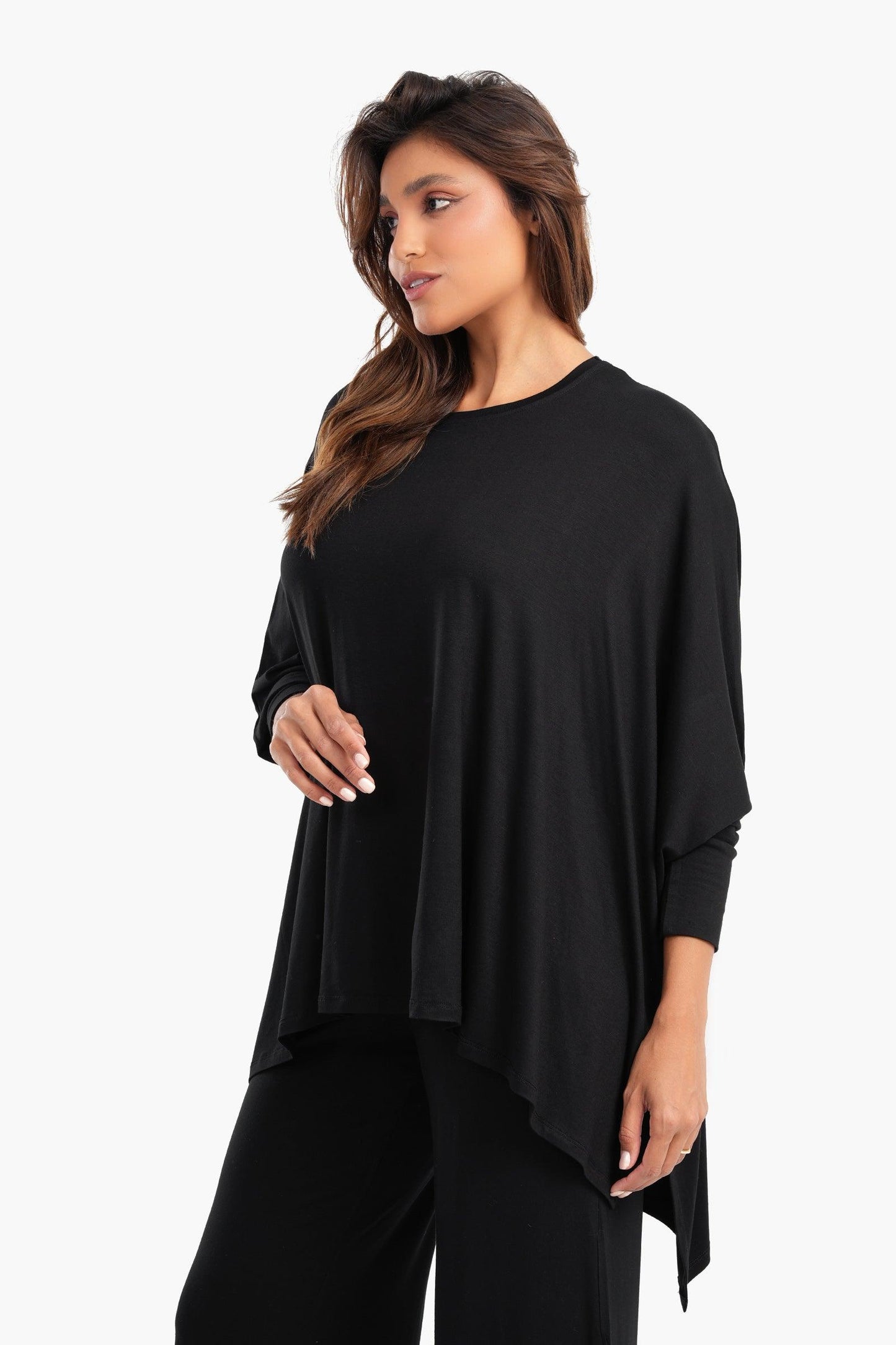 Asymmetrical Lounge Poncho - Carina - ÙƒØ§Ø±ÙŠÙ†Ø§