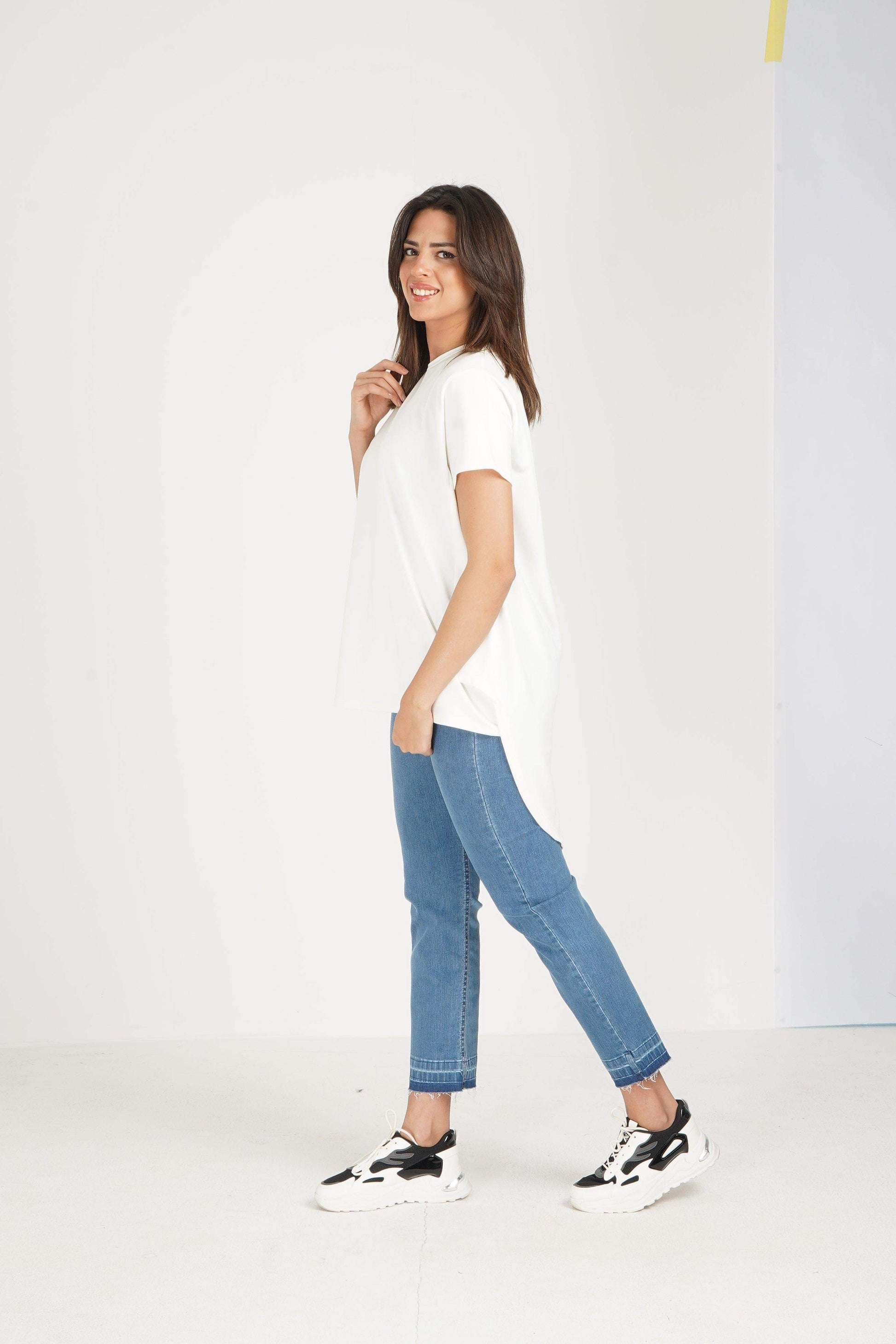 Asymmetrical T-Shirt - Carina - ÙƒØ§Ø±ÙŠÙ†Ø§