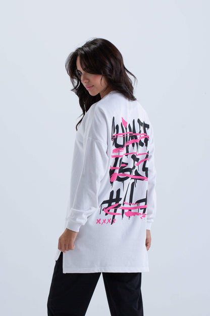 Back Printed Lounge Sweatshirt - Carina - ÙƒØ§Ø±ÙŠÙ†Ø§