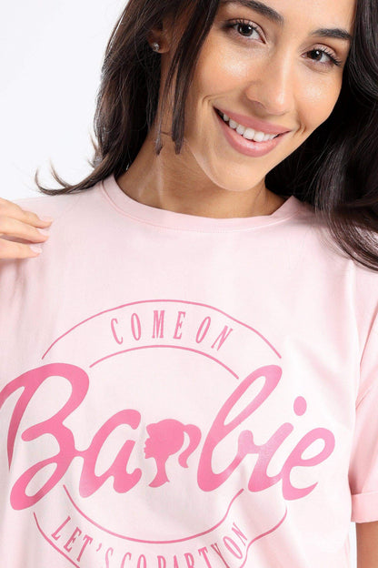 Barbie Printed Lounge T-Shirt - Carina - ÙƒØ§Ø±ÙŠÙ†Ø§