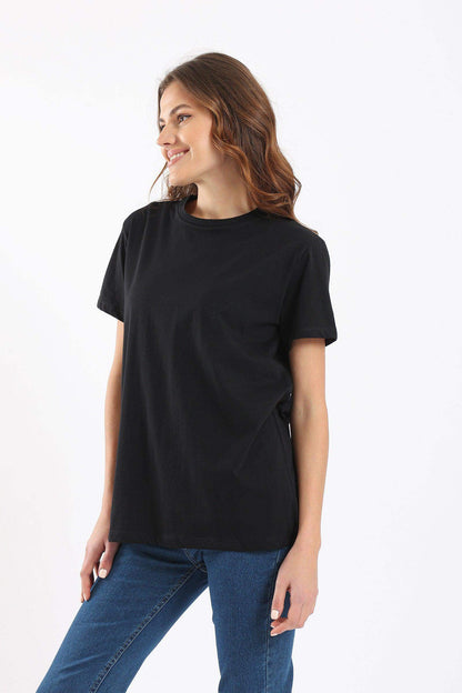 Basic Cotton T-Shirt - Carina - ÙƒØ§Ø±ÙŠÙ†Ø§