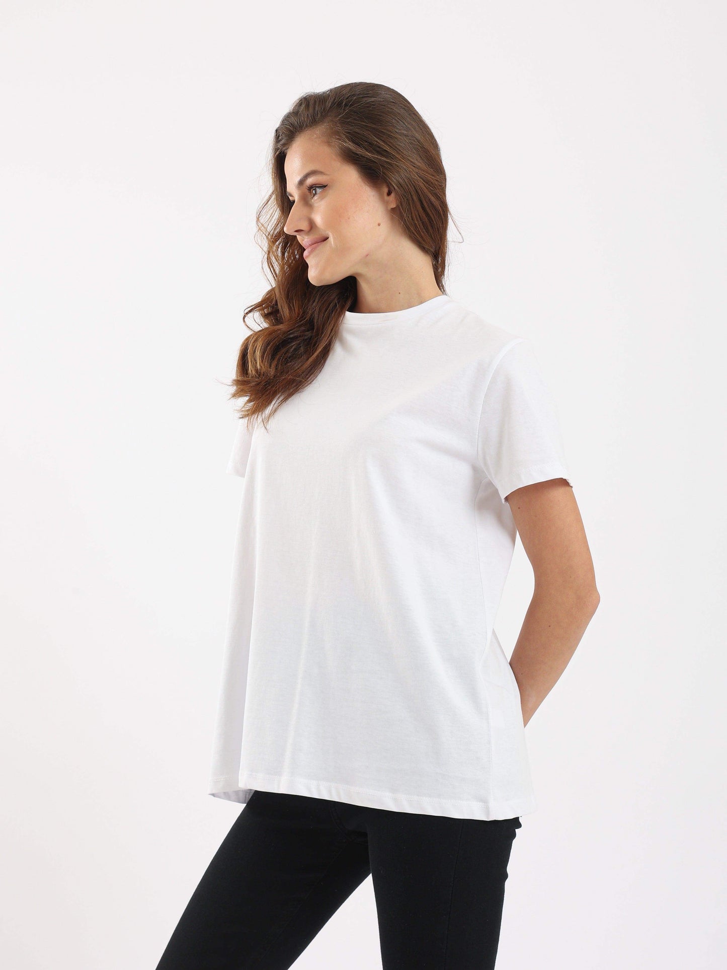 Basic Cotton T-Shirt - Carina - ÙƒØ§Ø±ÙŠÙ†Ø§