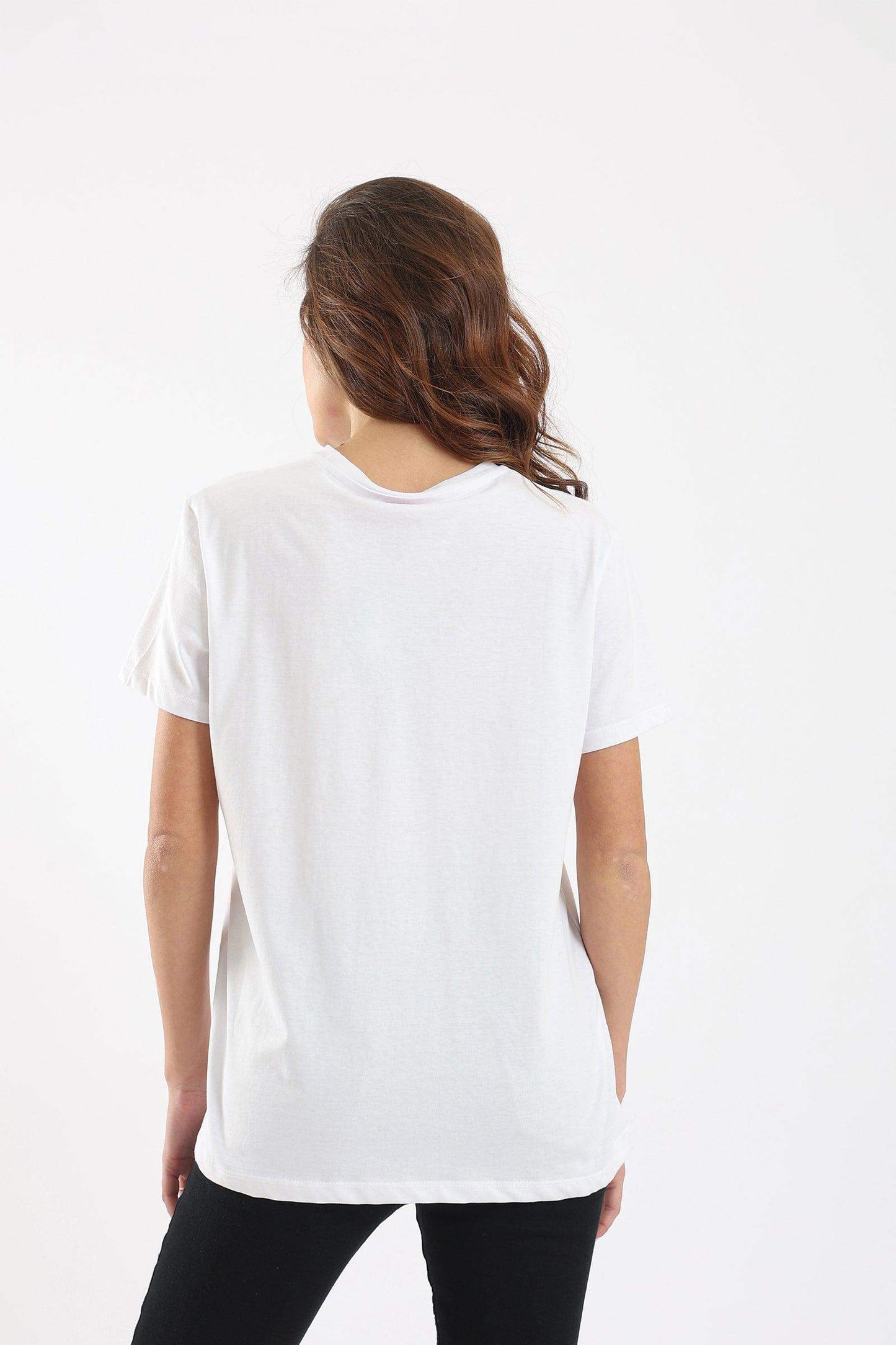 Basic Cotton T-Shirt - Carina - ÙƒØ§Ø±ÙŠÙ†Ø§