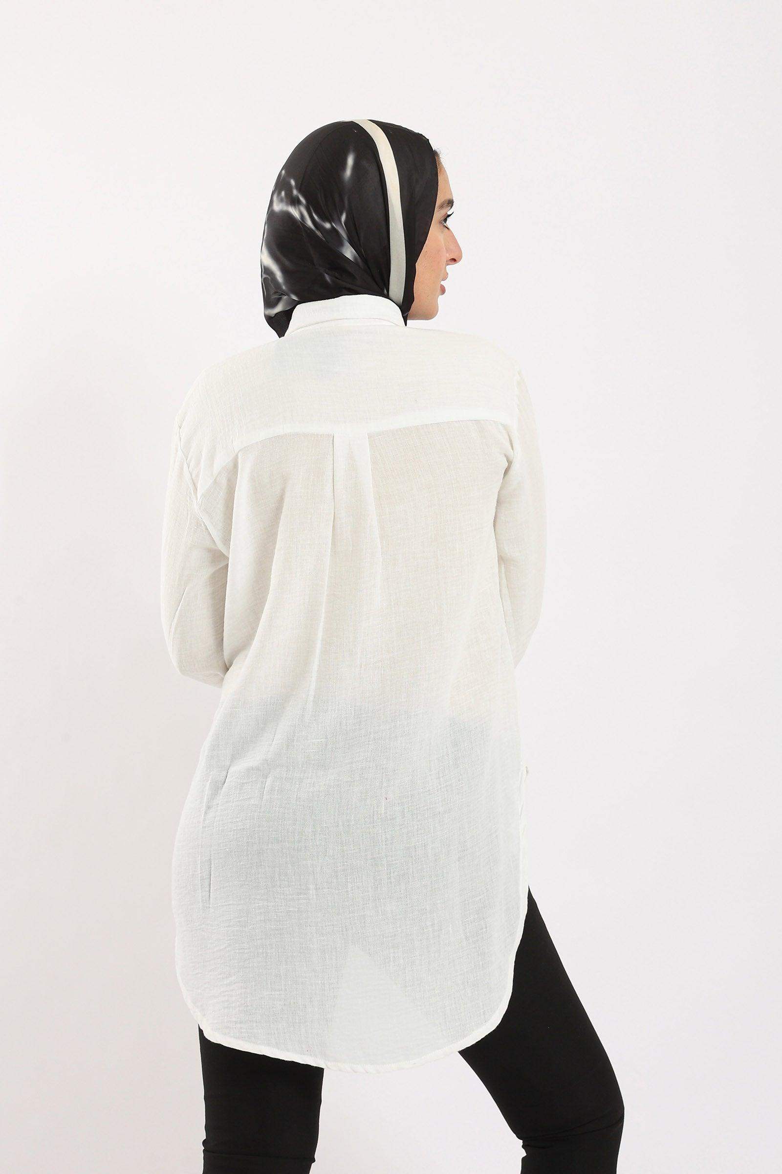 Basic High Low Shirt - Carina - ÙƒØ§Ø±ÙŠÙ†Ø§