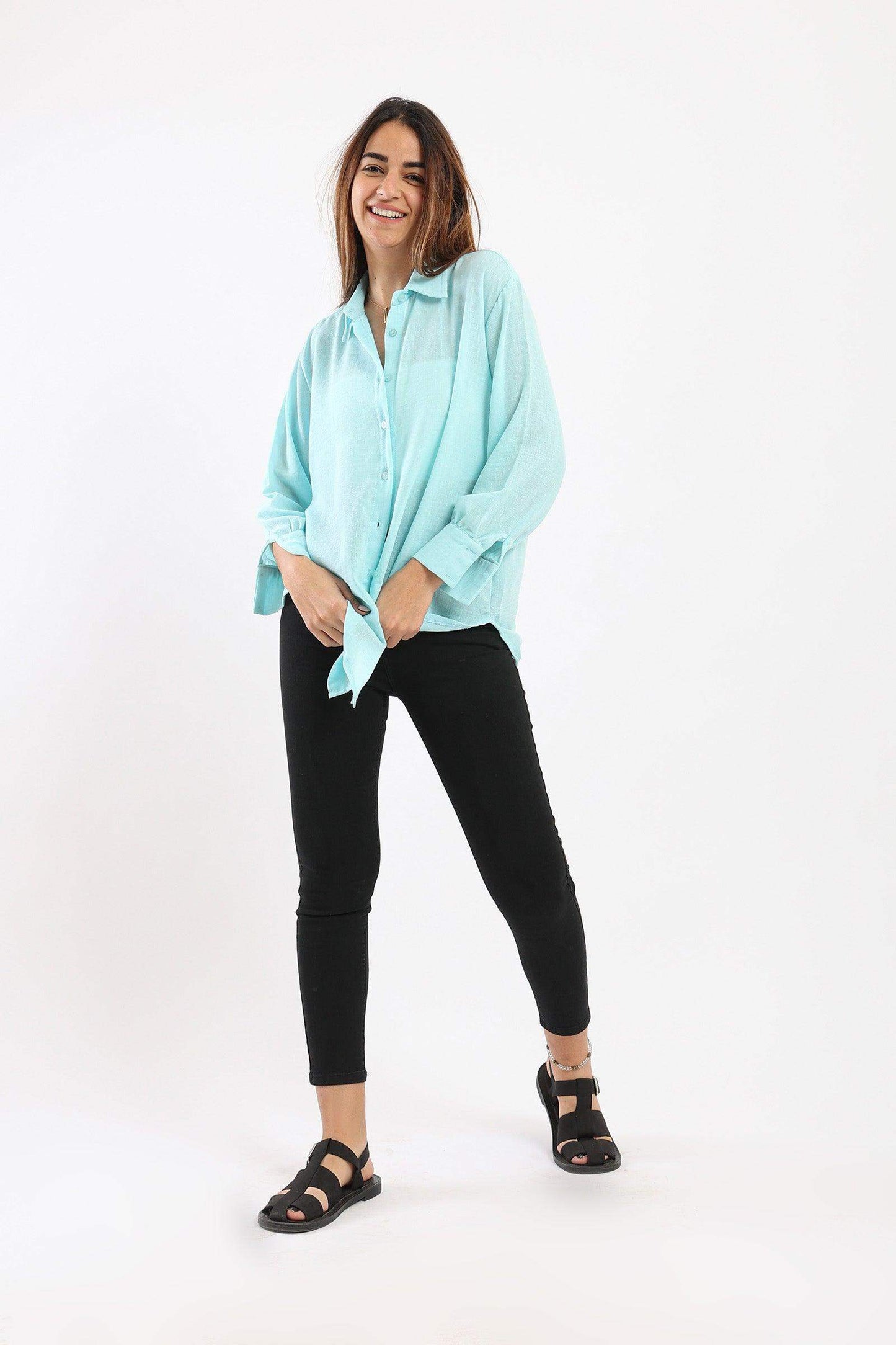 Basic High Low Shirt - Carina - ÙƒØ§Ø±ÙŠÙ†Ø§