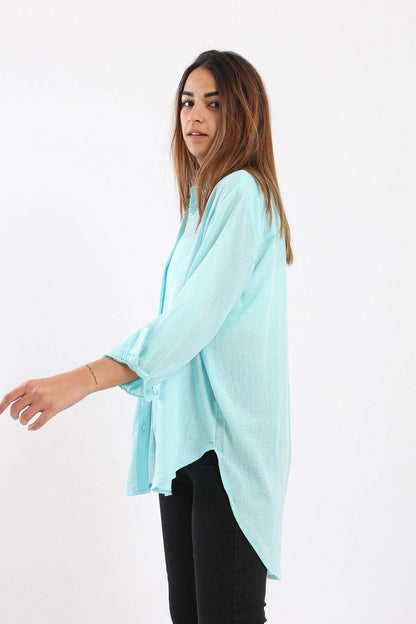 Basic High Low Shirt - Carina - ÙƒØ§Ø±ÙŠÙ†Ø§