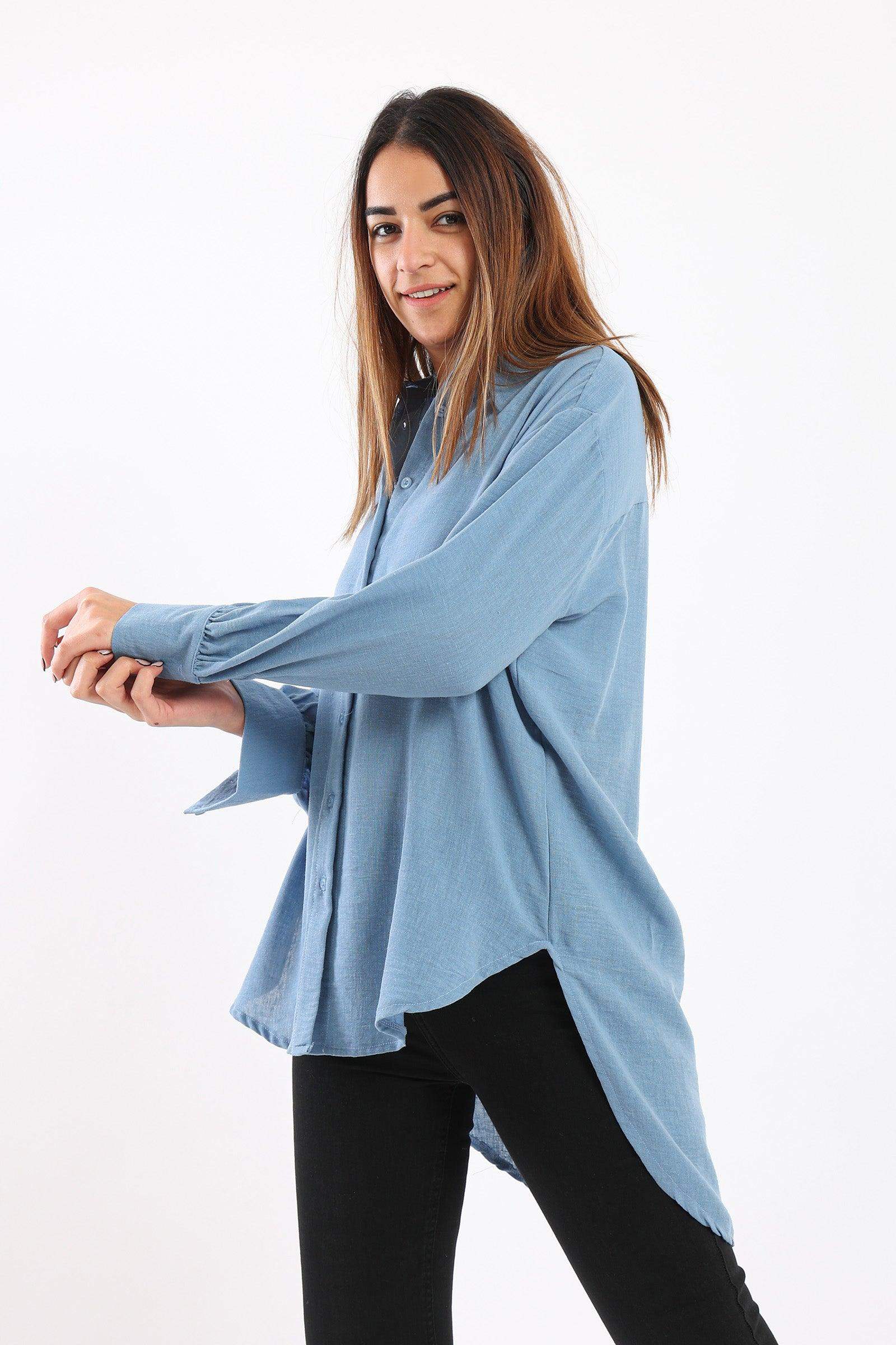 Basic High Low Shirt - Carina - ÙƒØ§Ø±ÙŠÙ†Ø§