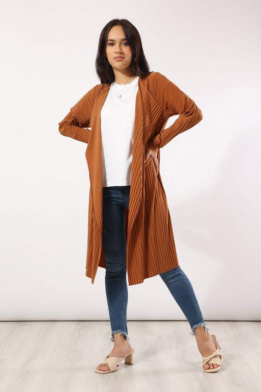 Basic Long Ribbed Kimono - Carina - ÙƒØ§Ø±ÙŠÙ†Ø§