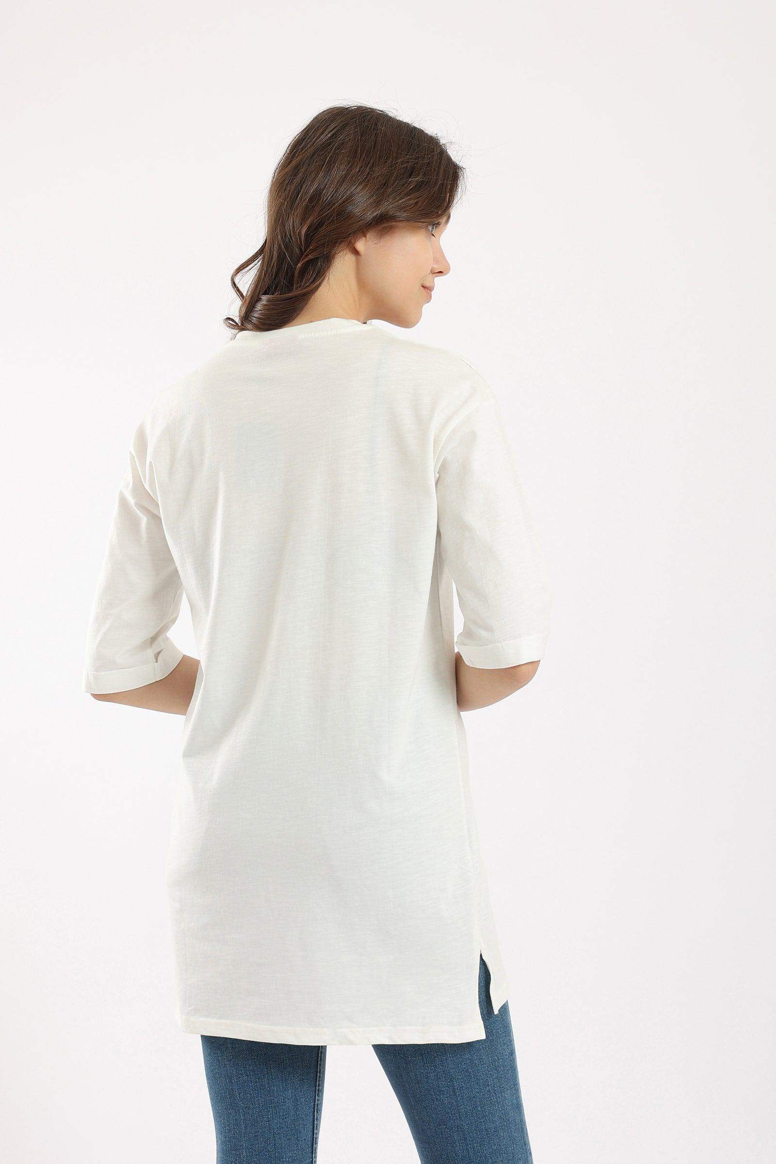 Basic Long T-Shirt - Carina - ÙƒØ§Ø±ÙŠÙ†Ø§