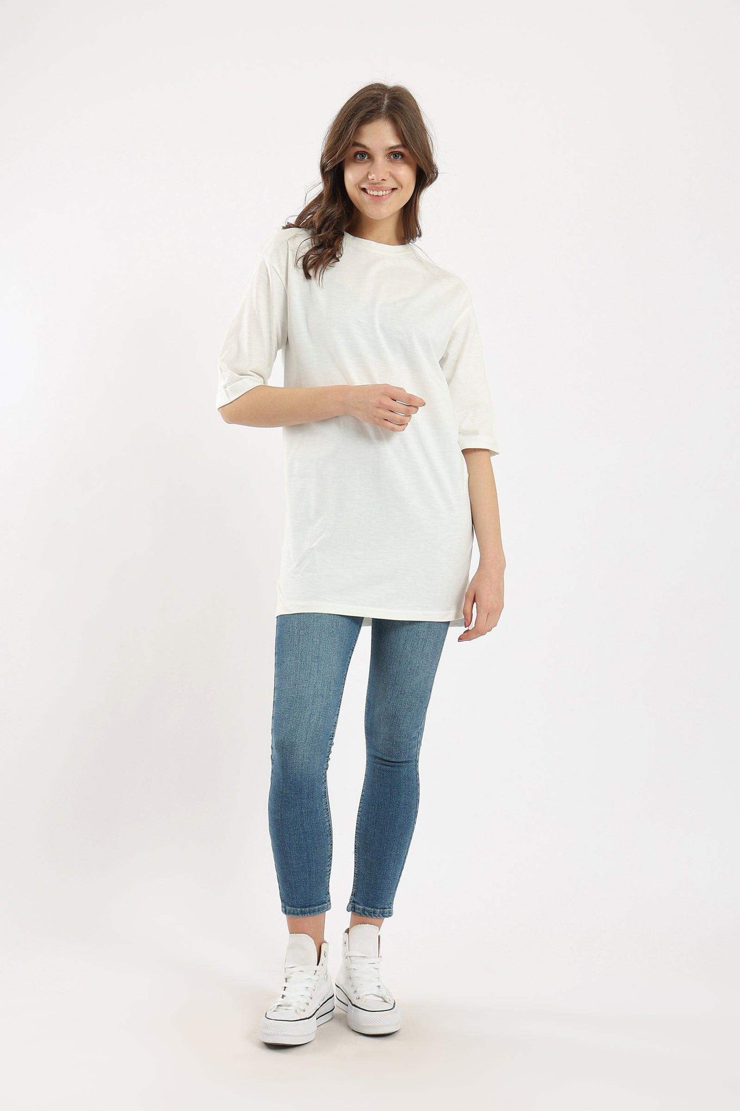 Basic Long T-Shirt - Carina - ÙƒØ§Ø±ÙŠÙ†Ø§