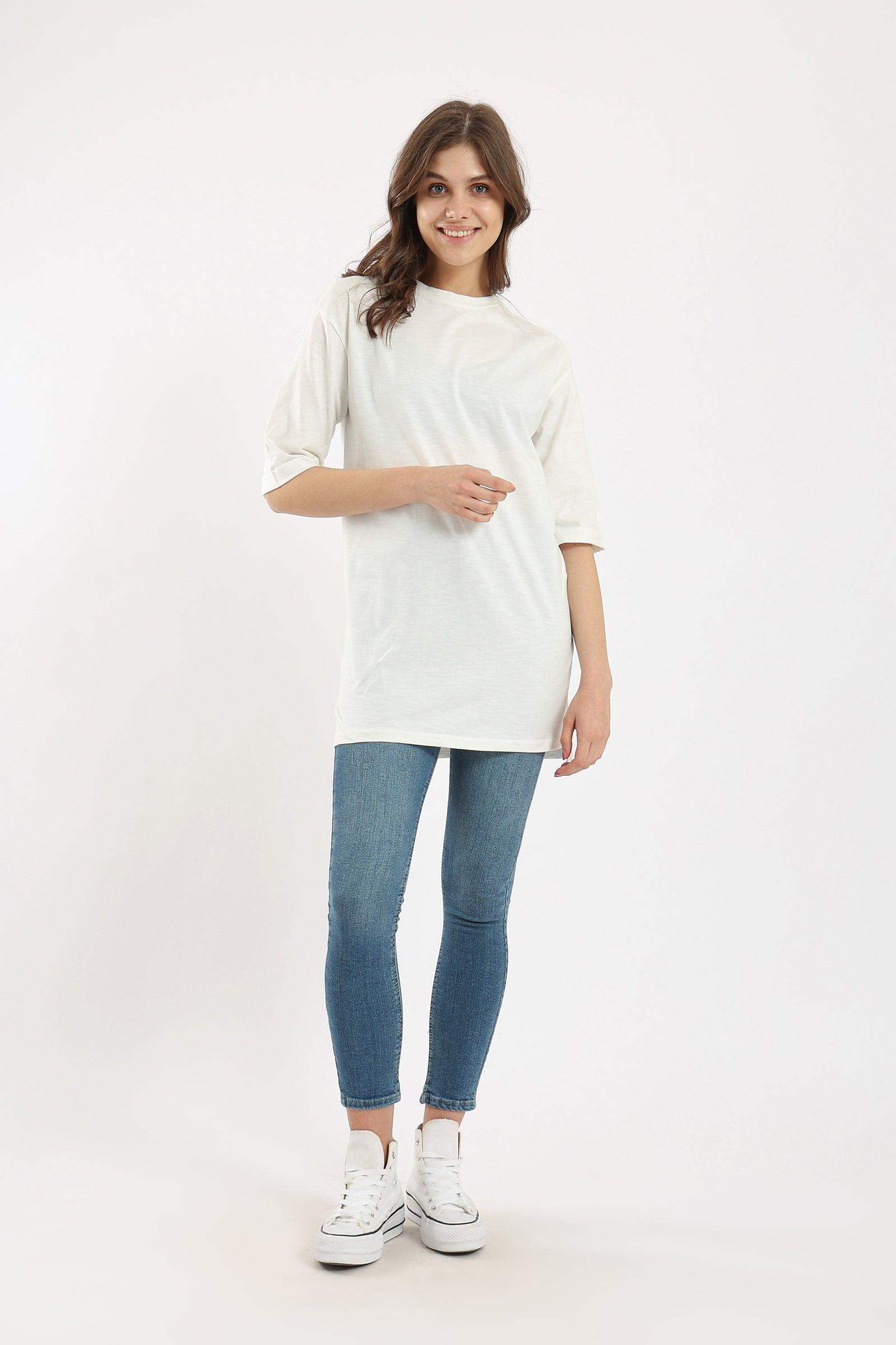 Basic Long T-Shirt - Carina - ÙƒØ§Ø±ÙŠÙ†Ø§