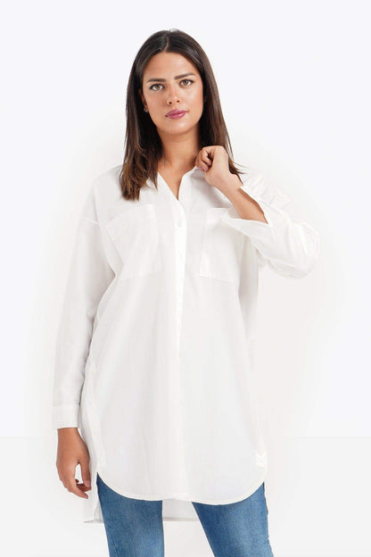 Basic Plain Long Sleeves Shirt - Carina - ÙƒØ§Ø±ÙŠÙ†Ø§