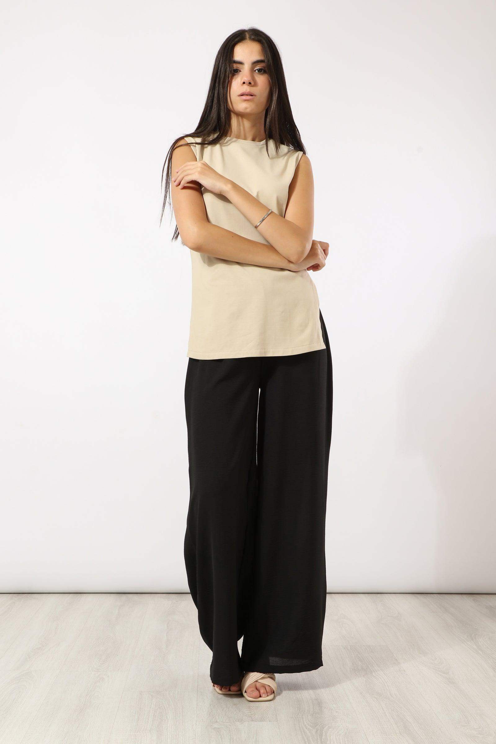 Basic Round Neck Top - Carina - ÙƒØ§Ø±ÙŠÙ†Ø§