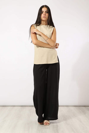 Basic Round Neck Top - Carina - ÙƒØ§Ø±ÙŠÙ†Ø§