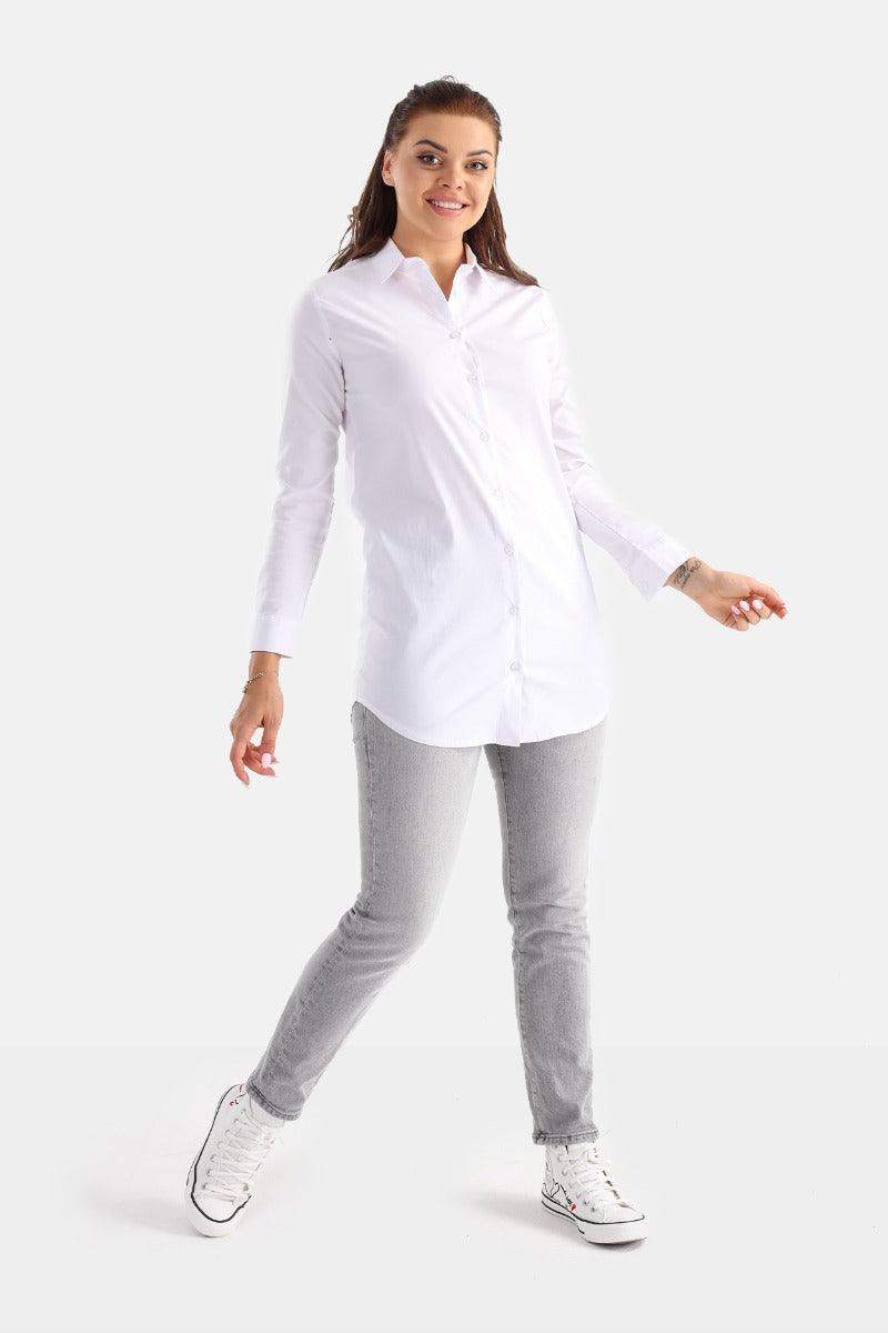Basic Slim Fit Shirt - Carina - ÙƒØ§Ø±ÙŠÙ†Ø§